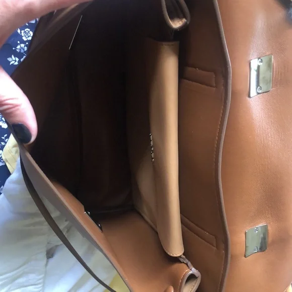 Prada nude/tan color very soft leather and with matching wallet tan leather. - Picture 4 of 8